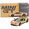Ford GT #5 "Holman Moody Heritage Edition" Gold Met w/Red Ltd Ed to 1800 pcs 1/64 Diecast Model Car by Mini GT - 4 of 4