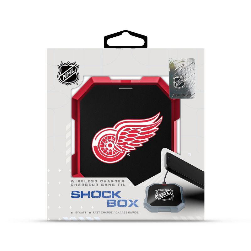 NHL Detroit Red Wings Wireless Charging Pad, 2 of 4