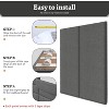 MaseiKar Wall Mounted Headboard, Peel and Stick Headboard Panels in Dark Grey, Reusable and Removable Padded Wall Panels for Bedroom & Living Room - 3 of 4