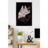 Trends International Star Wars: Power Of The Force - Millennium Falcon Framed Wall Poster Prints - 2 of 4