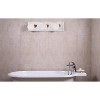 Sunset Lighting 3-Light Bath Vanity, Polished Chrome Finish Beveled Glass - 3 of 3
