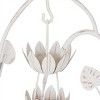 Alpine Corporation 30" Metal White Rustic Sculptural Fountain: Iron Garden Decor, Electric Unlit Water Feature - 4 of 4