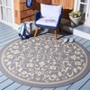 Courtyard CY2098 UV & Stain Resistant Non-Shedding Power Loomed Indoor/Outdoor Rugs - Safavieh - 2 of 4