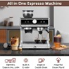 Jojoka 20 Bar Espresso Machine with Grinder & Milk Frother, 95oz Water Tank, Stainless Steel Coffee Maker for Home Café-Style Lattes & Cappuccinos - 2 of 4