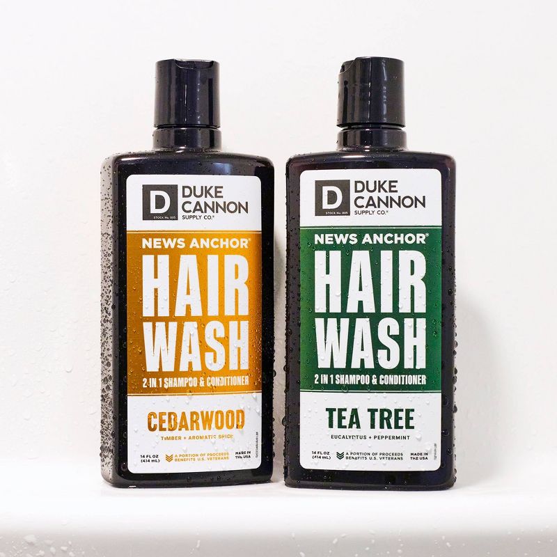 Duke Cannon Supply Co. Tea Tree Sulfate Free 2-in-1 Hair Wash - 14 fl oz, 4 of 9