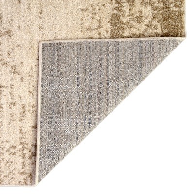 Bone Beige 9' x 12' Tufted Rectangular Easy Care Area Rug