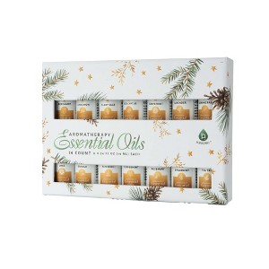 Pursonic Essential Oils Christmas Gift Set – 14-Piece Aromatherapy Collection - 1 of 4