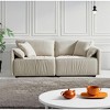 NicBex Couches for Living Room 3 Fold Sofa Velvet linen fabric Convertible Futon Couch Sleeper Sofabed Pull Out Couch Bed - 2 of 4