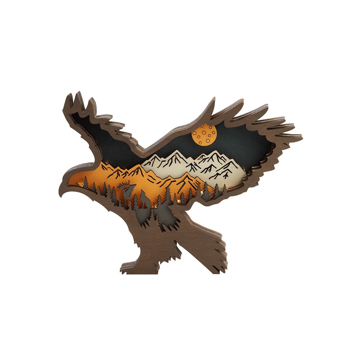 The Lakeside Collection Lighted Woodland Animals - - thumbnail 6