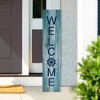 Northlight Weathered Coastal "Welcome" Porch Board Sign Decoration - 35.75" - 2 of 4