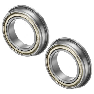 Unique Bargains Chrome Steel Durable Multipurpose Use Flanged Ball Bearing - 1 of 4