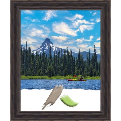 Amanti Art Rustic Pine Narrow Wood Picture Frame
