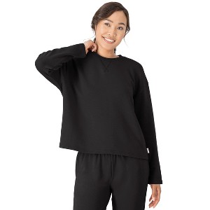 Hanes Originals Comfywear Women's French Terry Crewneck Pullover - 1 of 4