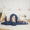 TROPOW 11pcs Modular Kids Play Couch, Children Sectional Sofa Floor Toddler Couch for Kids Creative Play, Convertible Foam Floor Sofa for Playroom - 2 of 4
