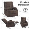 Kumasinova Power Lift Recliner Chair,Recliner Sofa with Massage and Heat,8-Point Massage,USB Ports,Cup Holders,350lb Capacity Lift Chair for Elderly - 3 of 4