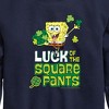 Boys' - SpongeBob Squarepants - Luck Of The Square Pants Graphic Long Sleeve Fleece Sweatshirt - 2 of 4