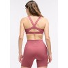 Peloton Women's Cadent V-Back Bra, Roan Rouge - 2 of 4