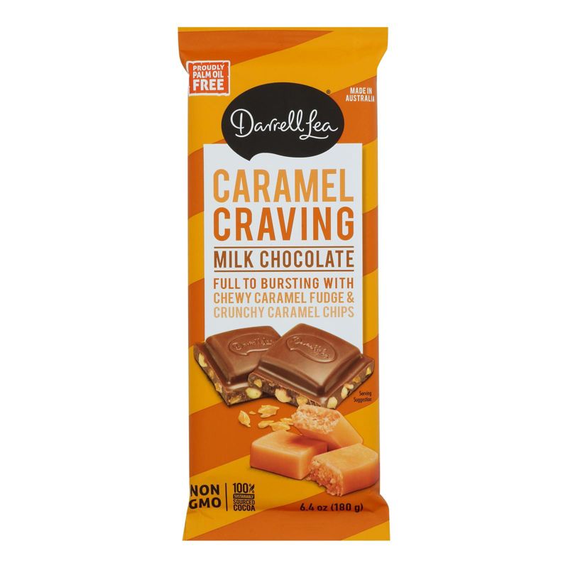 Darrell Lea Caramel Craving Milk Chocolate Bar - Case of 15/6.4 oz, 2 of 8