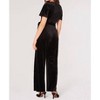 Women's Angel Velvet Wrap Jumpsuit - APRICOT - 2 of 4