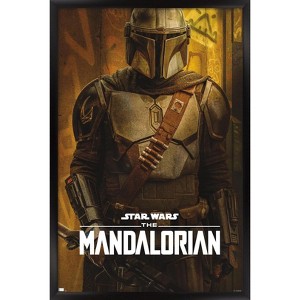 Trends International Star Wars: The Mandalorian Season 2 - Mandalorian Framed Wall Poster Prints - 1 of 4