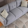 LOVMOR 79.9" Modern Living Room Sofa Linen Upholstered Couch Furniture for Home or Office - 4 of 4