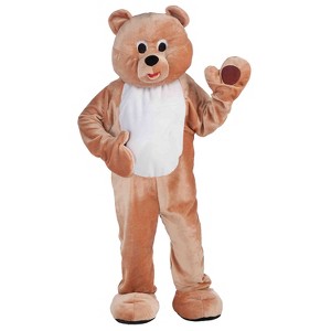 Forum Adult Honey Bear Mascot Costume - One Size - Brown - 1 of 1