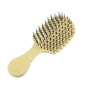 Unique Bargains Leaf Style Hollow Hair Brush 1 Pc - 1 of 4