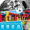 Tangkula Inflatable Bounce House with 480W Air Blower Bouncer Playhouse Castle with Slides Jump Area Ocean Ball Pit Basketball Hoop - 4 of 4