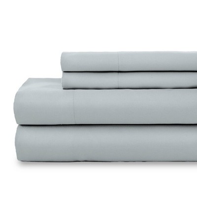 Sky Blue California King Deep Pocket Microfiber Sheet Set