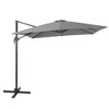 Sonkuki Outdoor 9x9 FT 240gsm Solution-Dyed Patio Cantilever Umbrella With Canopy - 2 of 4