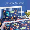 Joyfy Kids Twin Sheet Set Astronaut 3 Piece Bed Sheets Deep Pocket Wrinkle Free Cozy Toddler Bedding Set Soft Microfiber Fade Resistant Breathable - 3 of 4