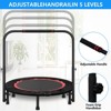 SUGIFT 40" Fitness Mini Trampoline, Exercise Rebounder with Adjustable Handle Max Load 450lbs - 2 of 4
