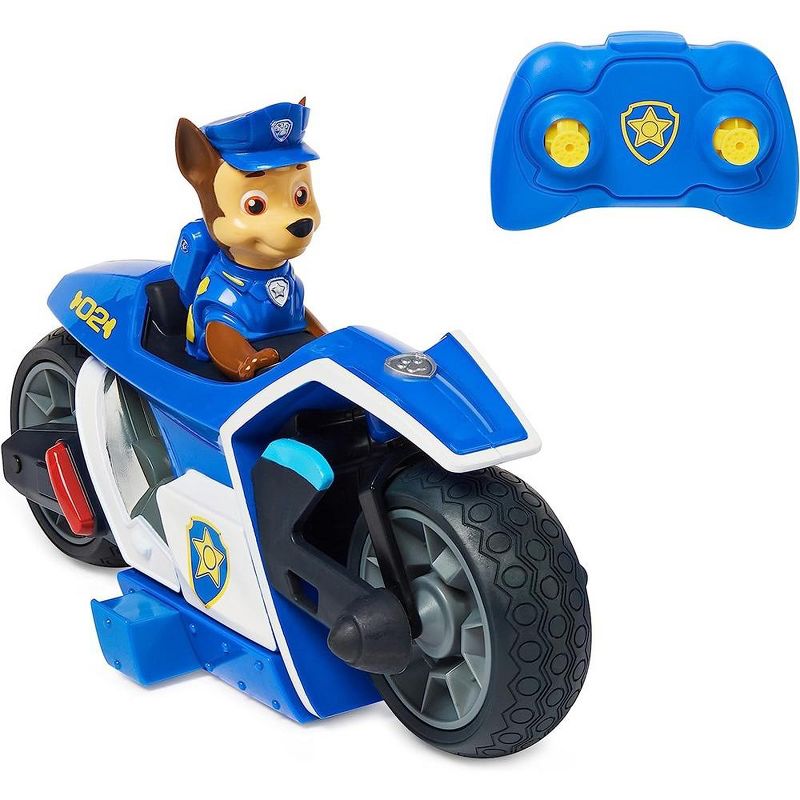 Paw Patrol, Chase RC Movie Motorcycle, Remote Control Car Kids Toys for Ages 3 and up, 1 of 4