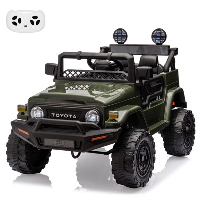 Kids Ride On Car, Licensed Toyota Ride On Truck, 12V Electric Toy Car with Parent Remote Control, 3 Speed, MP3 Music, LED Lights