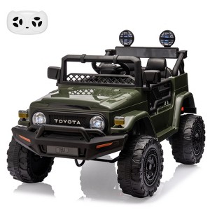 Kids Ride On Car, Licensed Toyota Ride On Truck, 12V Electric Toy Car with Parent Remote Control, 3 Speed, MP3 Music, LED Lights - 1 of 4