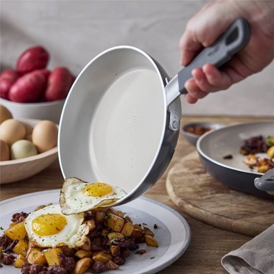 Graphite Gray 2-Piece Ceramic Nonstick Aluminum Fry Pan Set