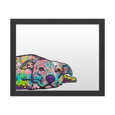 Trademark Fine Art Dry Erase Marker Board with Printed Artwork - Dean Russo 'Never Break Your Heart' White Board
