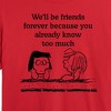 Women's - Peanuts - Friends Forever Cropped Graphic T-Shirt - 2 of 4