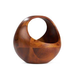 Nambe Basket Bowl - 1 of 4