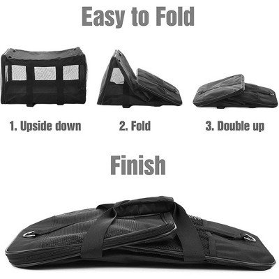 Medium Black Soft-Sided Airline Approved Pet Carrier