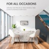 RCZ Décor Elegant Square Table Cloth - Made With Fine Crushed-Velvet Material, Beautiful Off-white Tablecloth With Durable Seams  - 4 of 4