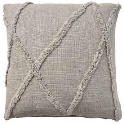 Mina Victory Lifestyle Distressed Diamond Indoor Throw Pillow
