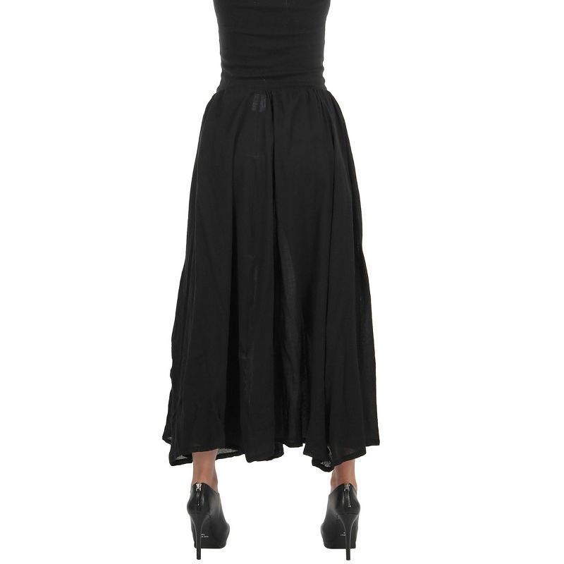HalloweenCostumes.com One Size Fits Most  Women  Pirate Parachute Black Skirt, Black, 2 of 4