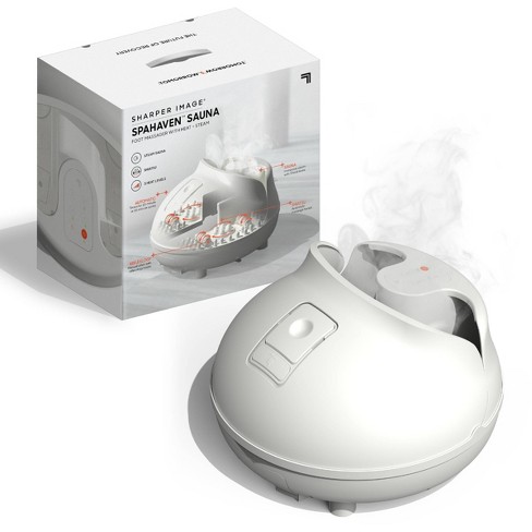 Sharper Image Massager Topper 4-node Shiatsu With Heat And Vibration :  Target