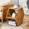 KWPZQEB 2.5'' Coffee Table, Hexagonal Coffee Table with Storage, Modern Coffee Table for Living Room, Bedroom - 3 of 4