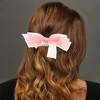 Unique Bargains Bow with Pearls Hair Barrettes 1 Pc - 2 of 4