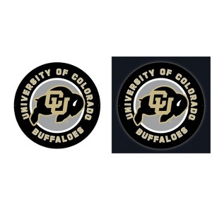 Evergreen Ultra-Thin Edgelight LED Wall Decor, Round, University of Colorado- 23 x 23 Inches Made In USA - 1 of 4