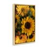 Stupell Industries Bunches of Garden Sunflowers Floating Frame Canvas Art, Gold, 21" x 31" - 2 of 4
