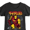 Girls' - Marvel - Iron Man Katakana Fitted Short Sleeve Graphic T-Shirt - 2 of 4