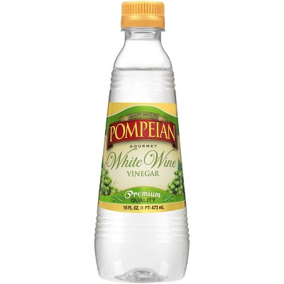 Pompeian Gourmet White Wine Vinegar - 16 fl oz